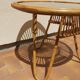 Rattan coffee table 50s