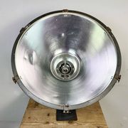 Large Vintage Industrial Aluminium Factory Wall Spotlight, 1970s
