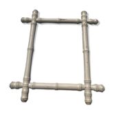 Miroir bois blanc bambou