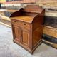 Small kitchen cabinet in pitch pine.