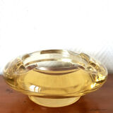 Vintage yellow Murano ashtray, 1970
