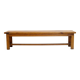 4-seater solid wood bench from the 70s-80s.
