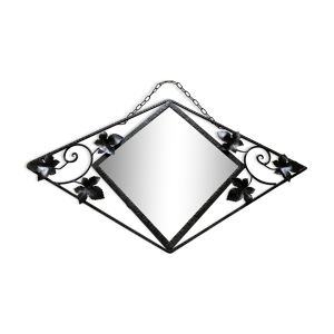 miroir Art déco en fer
