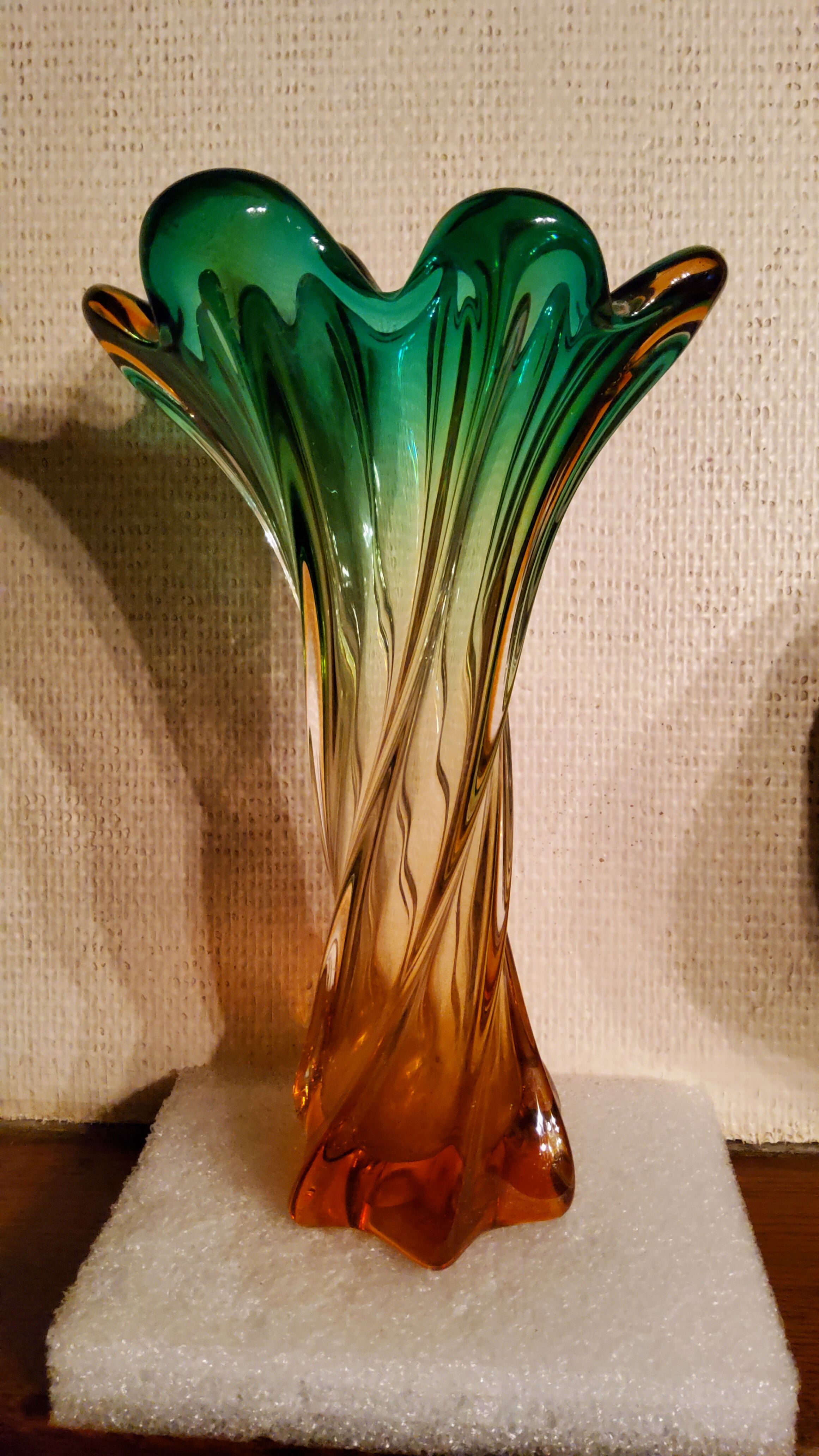 Murano glass vase from the 50s