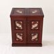 Bar cabinet in rosewood and mother-of-pearl – handcrafted.