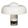 Brumbury Table Lamp chrome and white by Luigi Massoni for Guzzini Italy