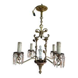 Lustre ancien en bronze