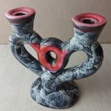 Candleholder, ceramic Vallauris, vintage