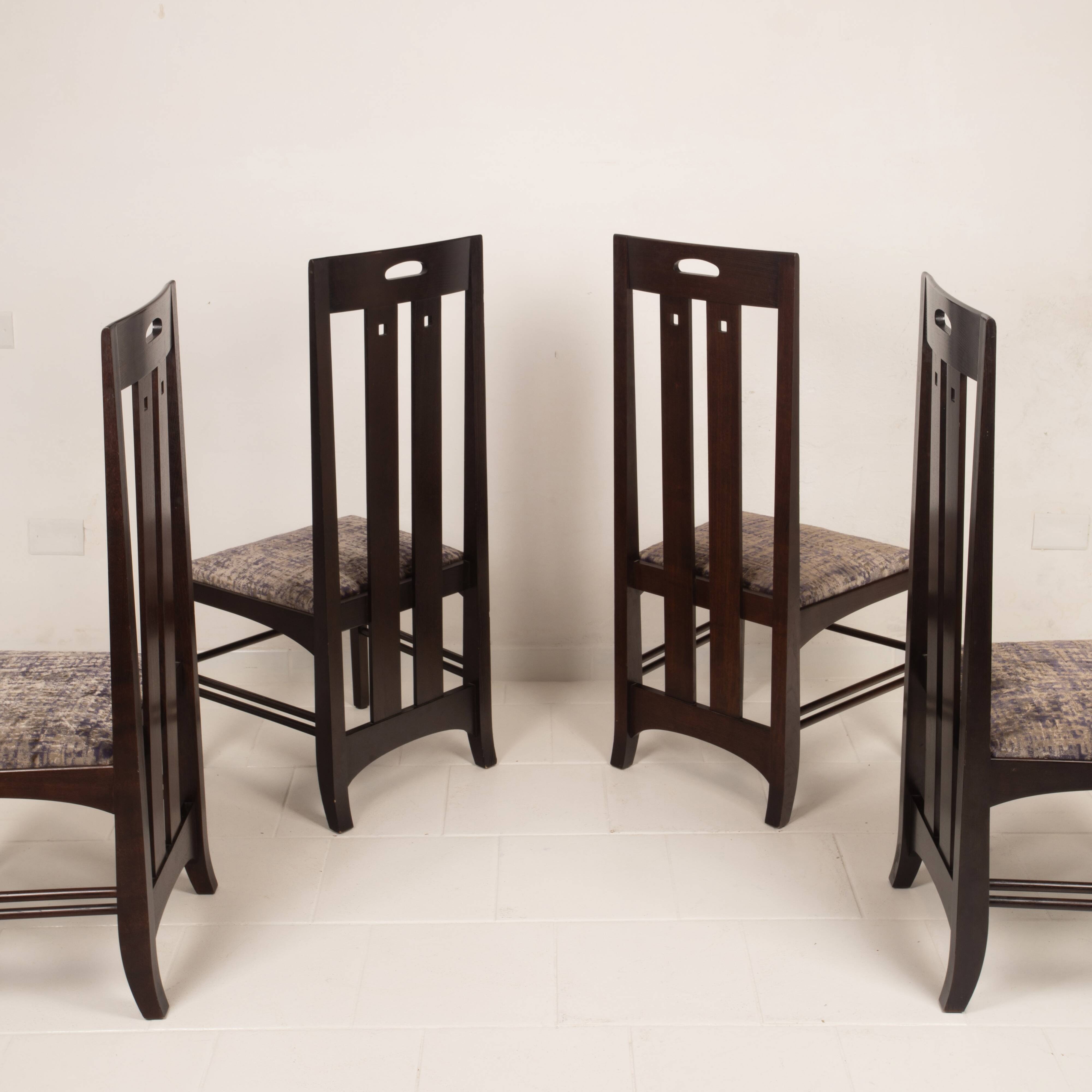 Chaises Ingram Low en bois de frêne au style de Glasgow de Charles Rennie Mackintosh pour Cass