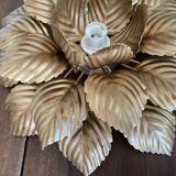 Ceiling light golden flower