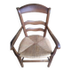 Old country armchair with its original mulch
