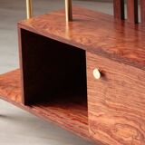 Illuminated Room Divider - Rosewood & Brass