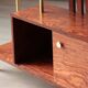 Illuminated Room Divider - Rosewood & Brass