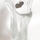 Lux Glass Crystal Vase 50s Height 27.5 cm