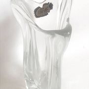 Vase cristal Lux Glass Années 50 Hauteur 27,5 cm