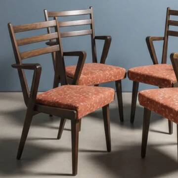 Set of Czechoslovak mid-century chairs, 1970s