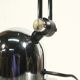 Desk lamp vintage metal chrome articulated arm post-modernist design 1980s