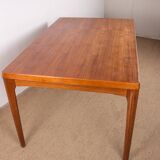 Danish extendable teak dining table by Henning Kjaernulf for Vejle Stole 1960.