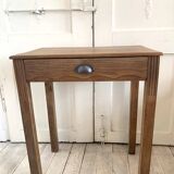 Side table or small side table in solid oak