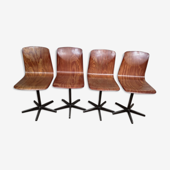 Set of 4 chairs Pagholz/Galavanitas