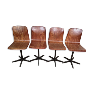 Set of 4 chairs Pagholz/Galavanitas