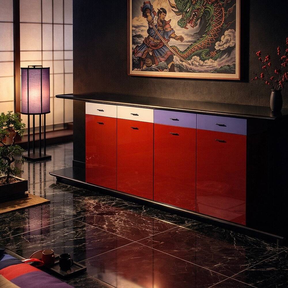 Buffet Kinu par Motomi Kawakami pour Arflex 1980 – version XL