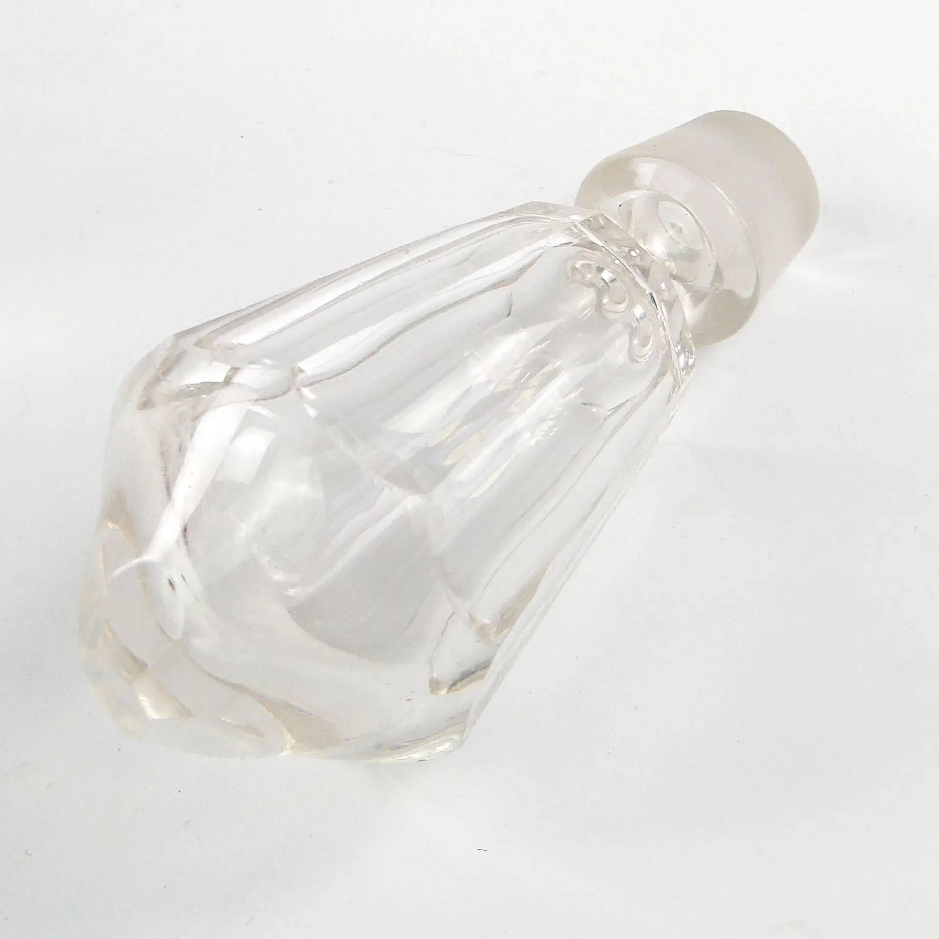 Art Deco carafe, crystal, Sweden, 1950s