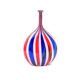 Murano vase in multicoloured blown glass, Italy 1970