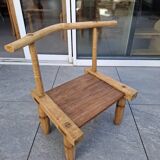 African Brutalist Chair