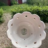 Lampe fleur barbotine