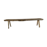 Rustic farm bench