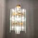 Mid-century architectural chandelier sciolari