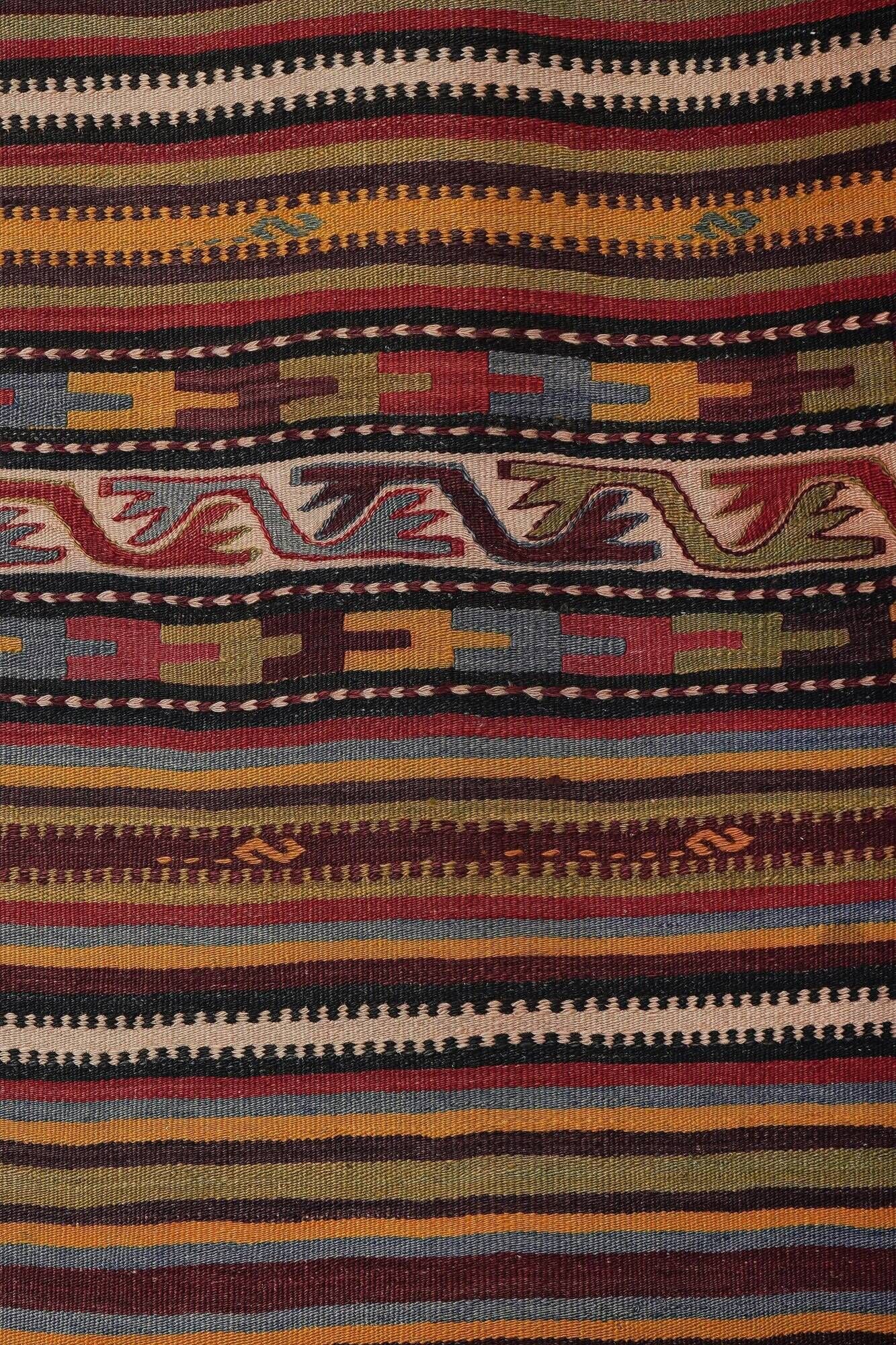 Vintage Turkish hallway rug 71x760 cm