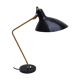 Black office vintage lamp by Jean Boris Lacroix - 1965