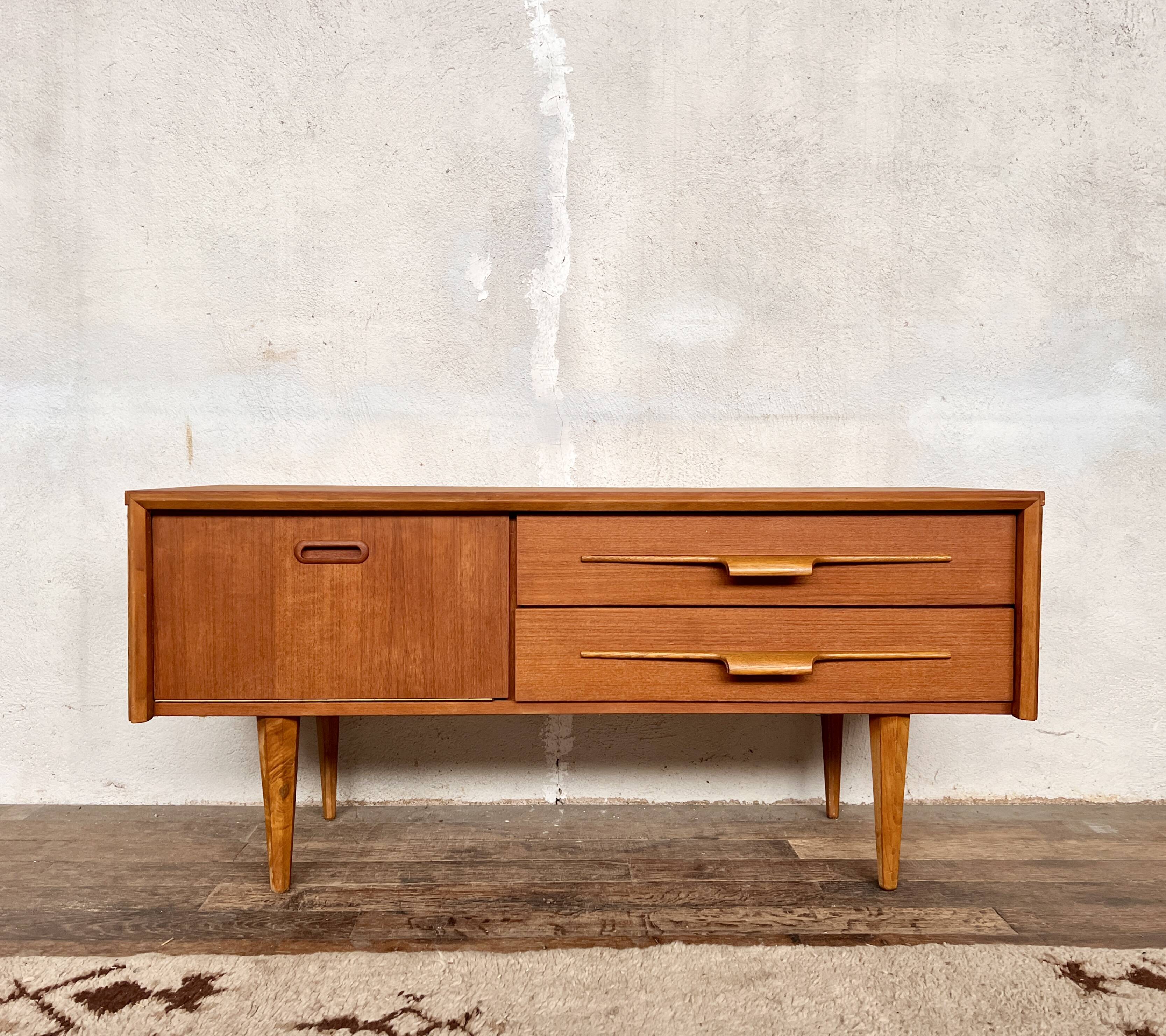 Scandinavian teak TV cabinet / sideboard