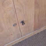 Low glass display cabinet