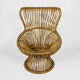 Margherita armchair and its ottoman, by Franco Albini, 1951