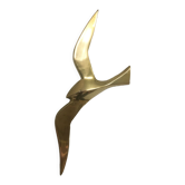 Mouette en laiton murale