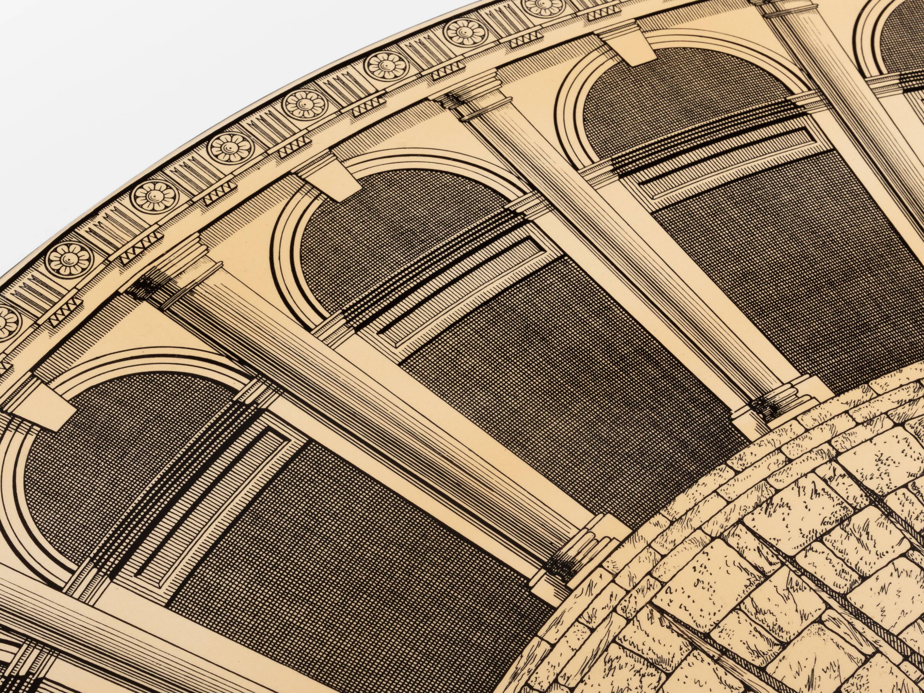 Piero Fornasetti coffee table series Architettura 1960