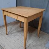 Louis XV style table in natural wood