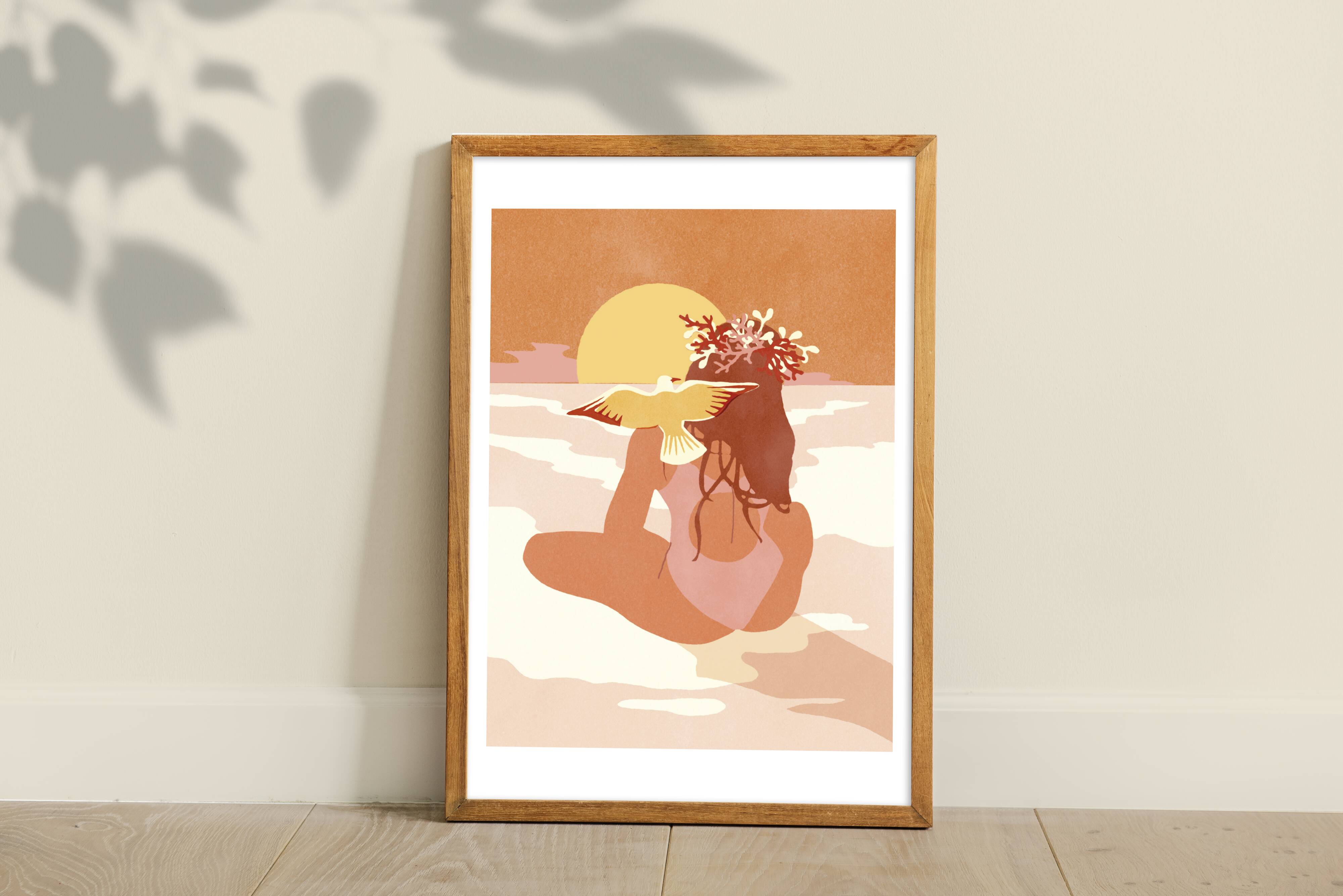 The seagull, illustration