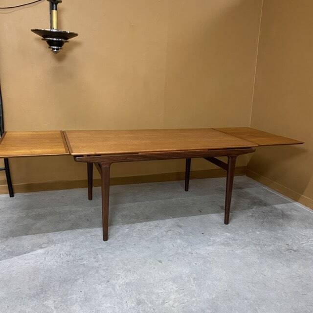 Johannes Andersen Vintage Teak Extendable Table