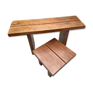 console et table basse - bois