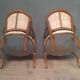 Paire de fauteuils tapissés de style Louis XV