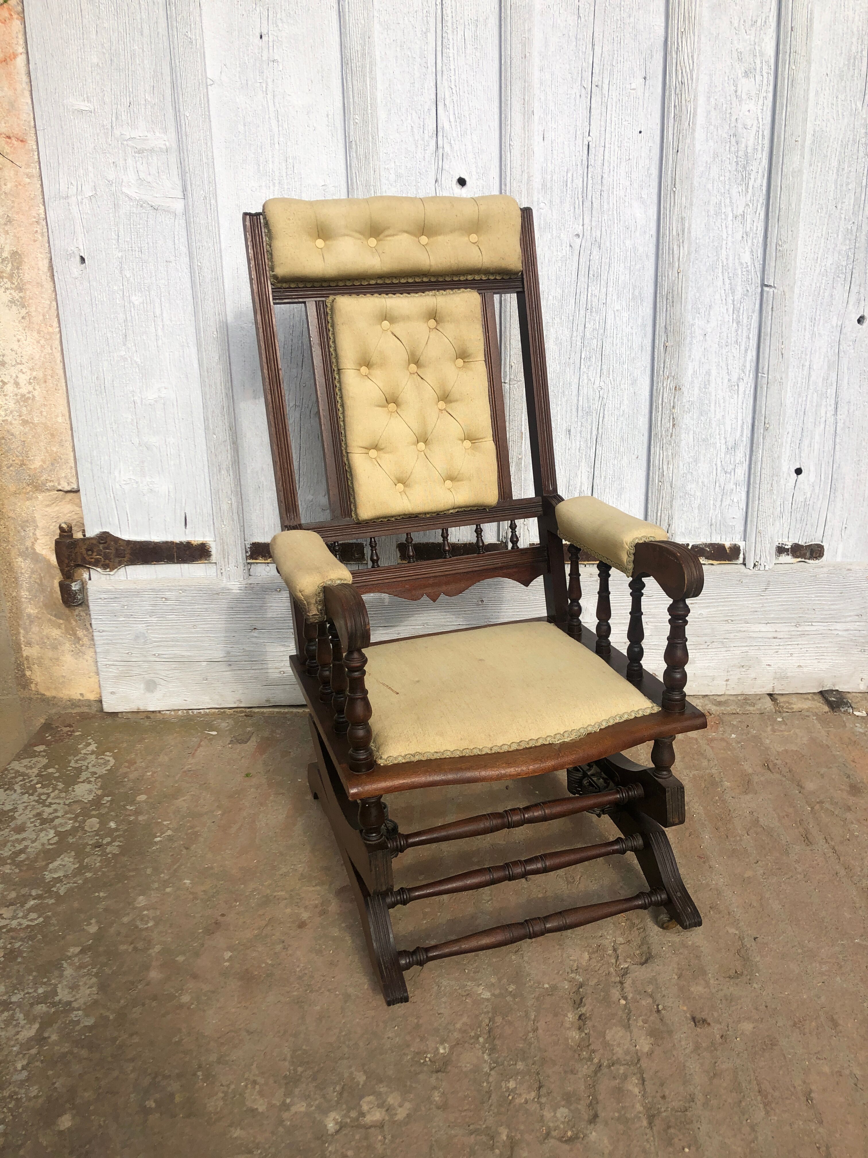 Early Twentieth Century Victorian Rocking Chair