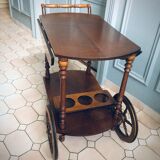 Desserte apéro-table vintage et repliable