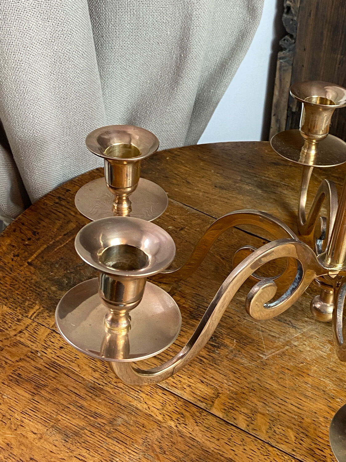 Solid brass chandelier to hang