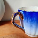 Digoin Sarreguemines blue cup