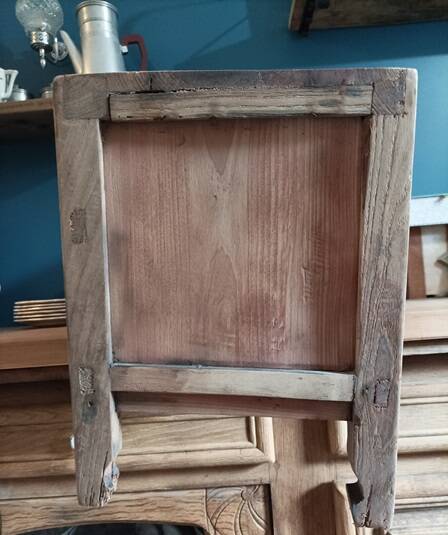 Furniture with drawers on solid wood air-gummed desk