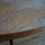 Side table in wood and metal vintage 1960s